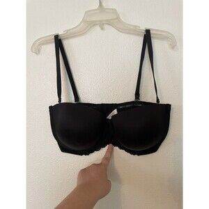 Maidenform Pure Genius Extra Coverage T-Shirt Bra Black 38DD